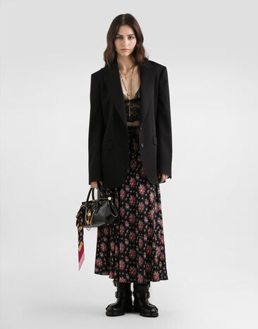Dolce & Gabbana Wool gabardine jacket Black F29V1TFU2OW