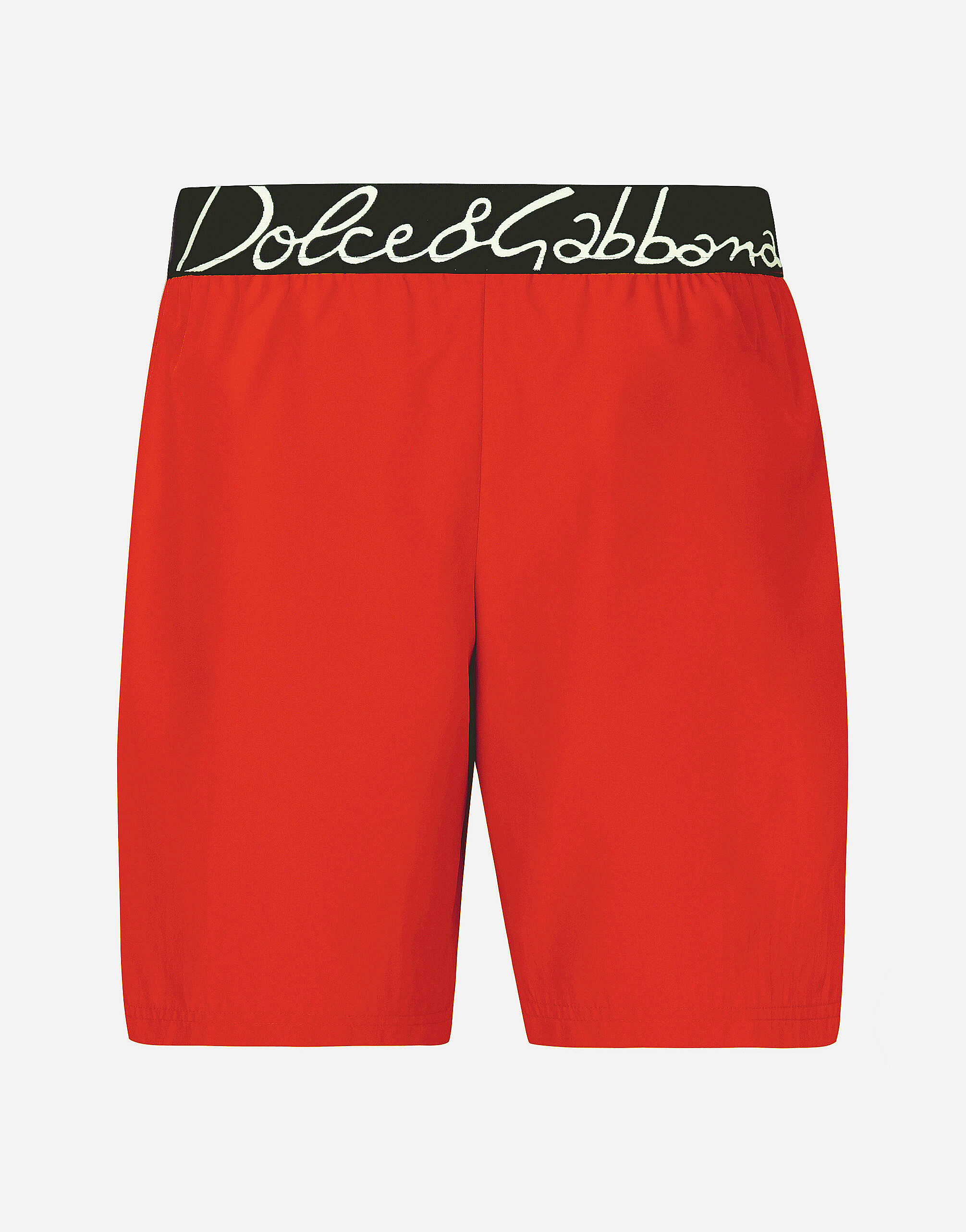 Dolce & Gabbana Boxer da mare medio logo Dolce&Gabbana Stampa M4E68TISMF5