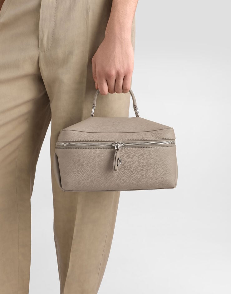 Dolce & Gabbana ロック カーフスキン ハンドバッグ ベージュ BM2451A0370