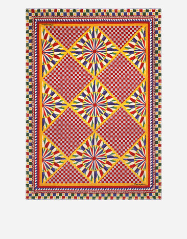 Dolce & Gabbana Silk and Wool Blanket Multicolor TCE012TCAB6