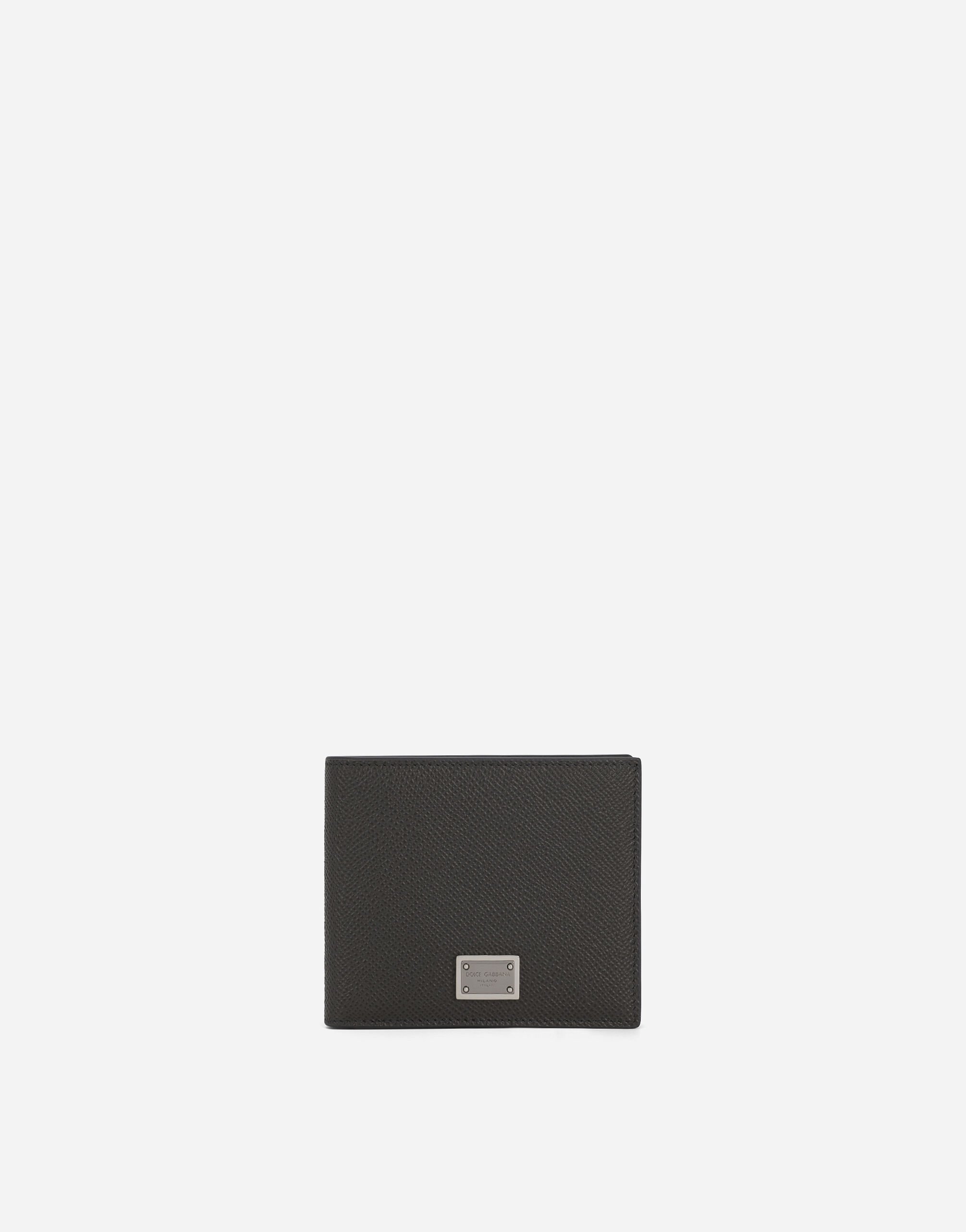 Dolce & Gabbana 도핀 카프스킨 지갑 블랙 GH706ZGH892