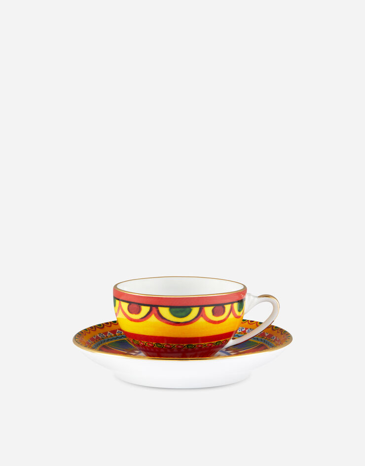 Multicolor Espresso Cup and Saucer – Set of 2 – From Spain