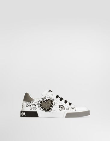 Dolce & Gabbana Portofino Light sneaker in nappa calfskin Multicolor DA0702A0986