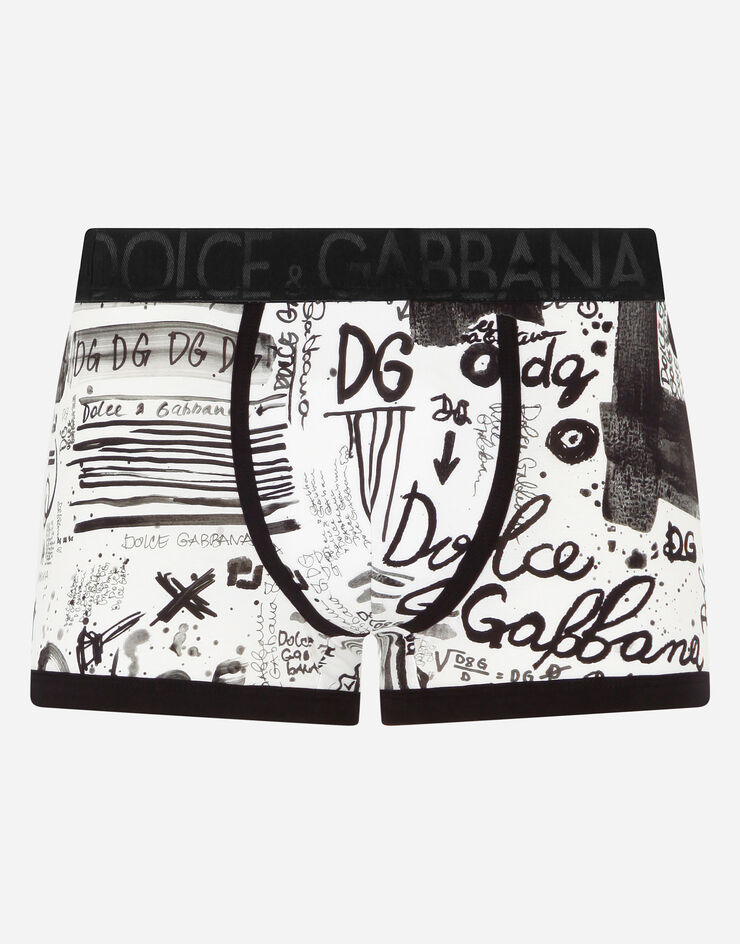 Dolce & Gabbana REGULAR BOXER Multicolor M4D41JFSGXN