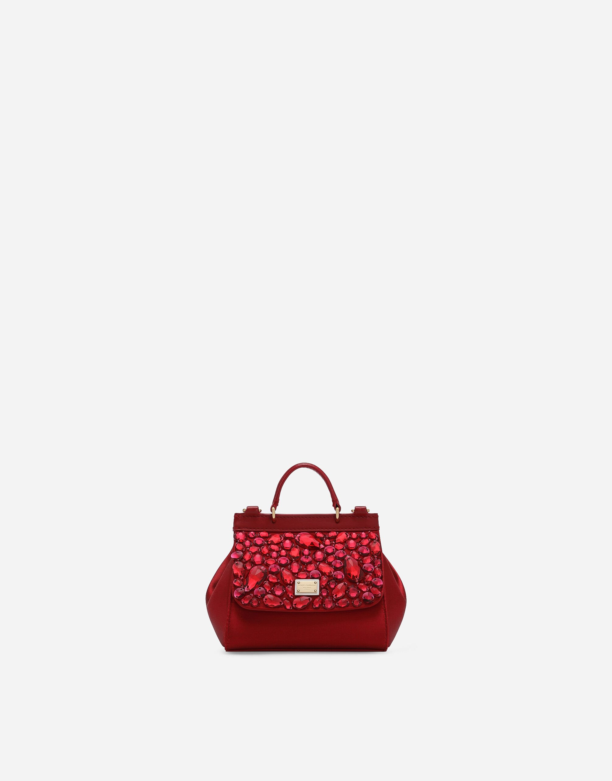 Dolce & Gabbana Satin mini Sicily handbag Red EB0003A1067