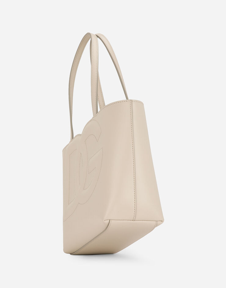 Dolce & Gabbana حقيبة تسوق DG Logo صغيرة بيج BB7337AW576