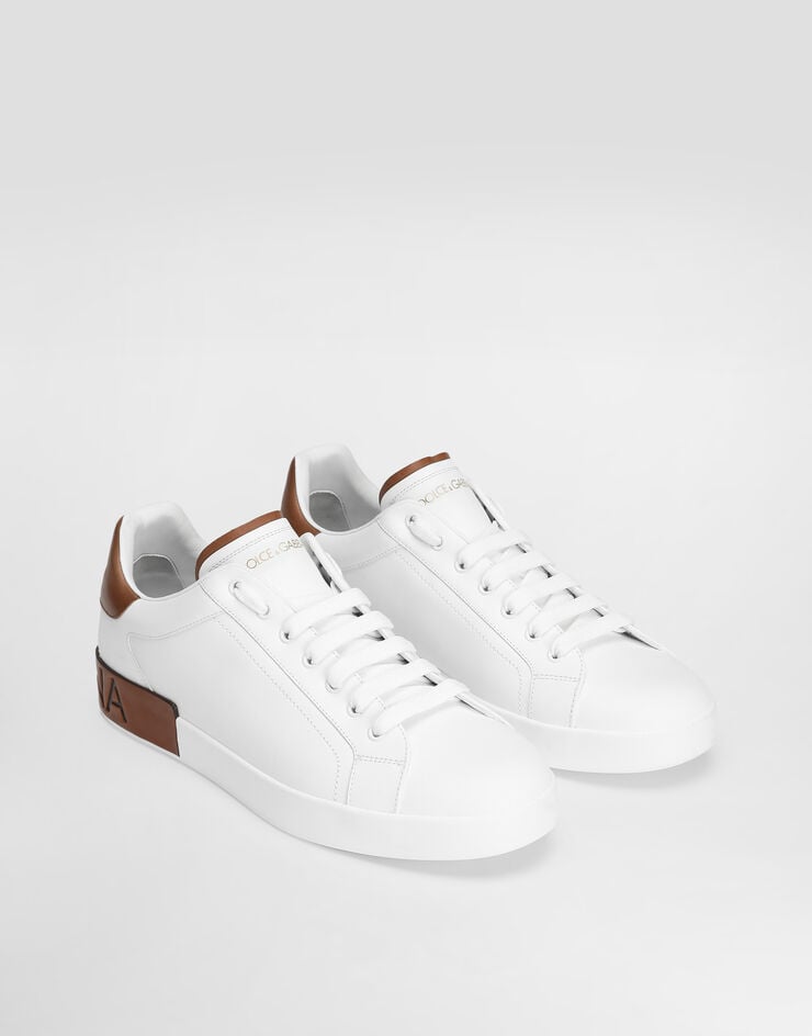 Dolce & Gabbana Portofino 小牛皮运动鞋 白 CS2278A9U73