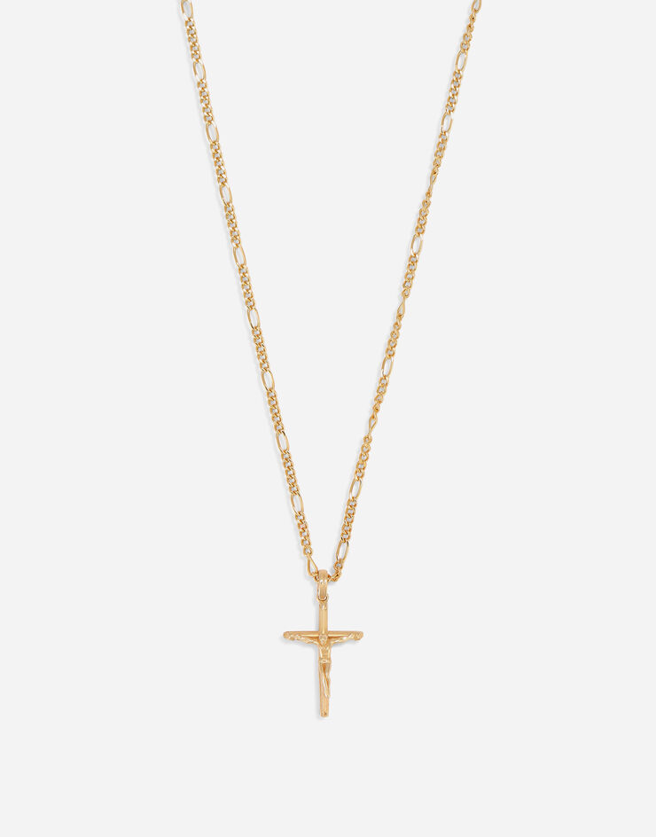 Dolce & Gabbana Halskette mit Kreuz Gold WNN5D7W1111