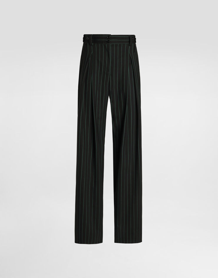 Dolce & Gabbana Pinstripe wool trousers Multicolor FTDM2TFRBDU