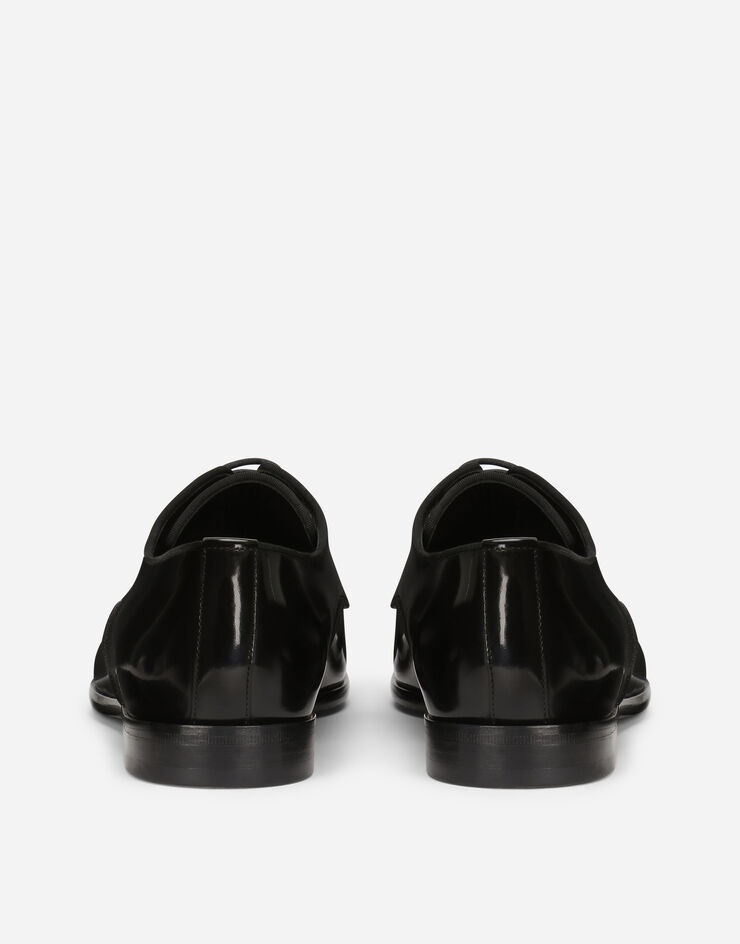 Dolce & Gabbana حذاء ديربي من جلد عجل مصقول أسود A10703A1203