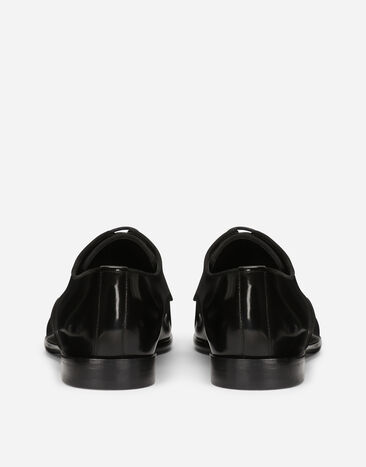 Dolce & Gabbana 磨面小牛皮德比鞋 黑 A10703A1203
