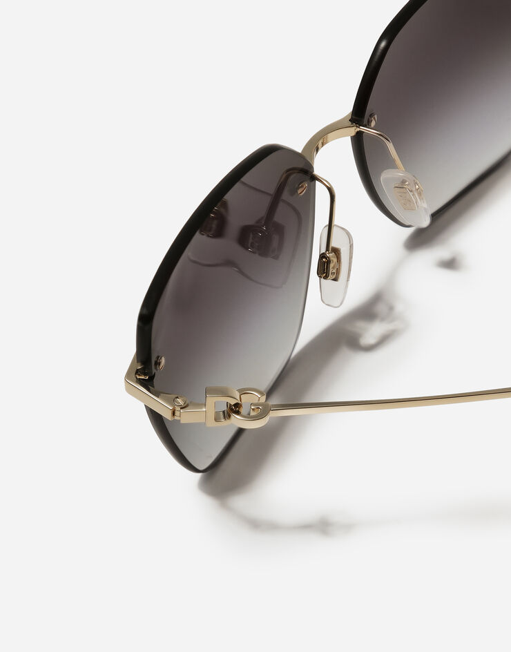 Dolce & Gabbana DG Flip Sunglasses Black VG2321VM28G