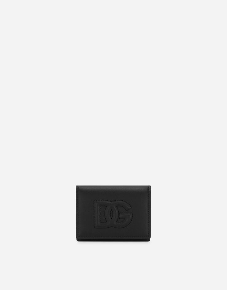 Dolce & Gabbana DG Logo French Flap wallet Black BI3276AG081