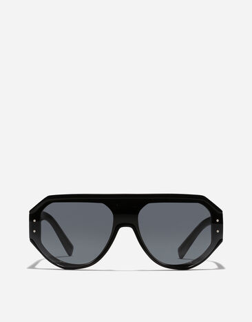 Dolce & Gabbana DG LOGO PLAQUE Sunglasses Black VG4507VP187