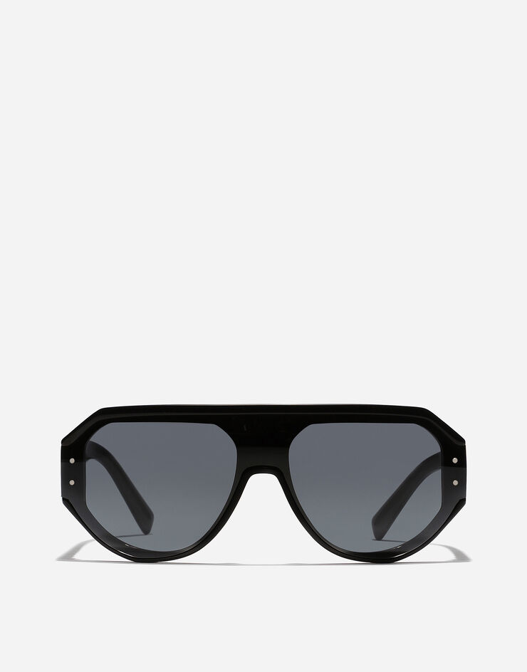 Dolce & Gabbana DG LOGO PLAQUE Sunglasses Black VG448AVP16G