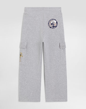 Dolce & Gabbana Fleece trousers with patch  L5JPH7G7P7F