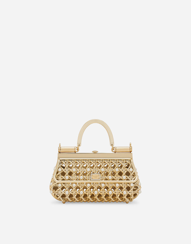 Dolce & Gabbana Sicily Box handbag with pearls Multicolor BB7618AV601