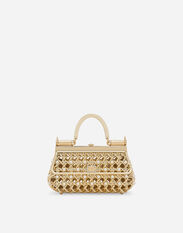 Dolce & Gabbana Sicily Box handbag with pearls Black BB7606AU648