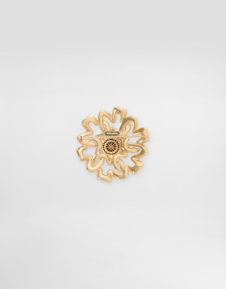 Dolce & Gabbana Sicilian gentlemen brooch Gold WPR5S3W1111