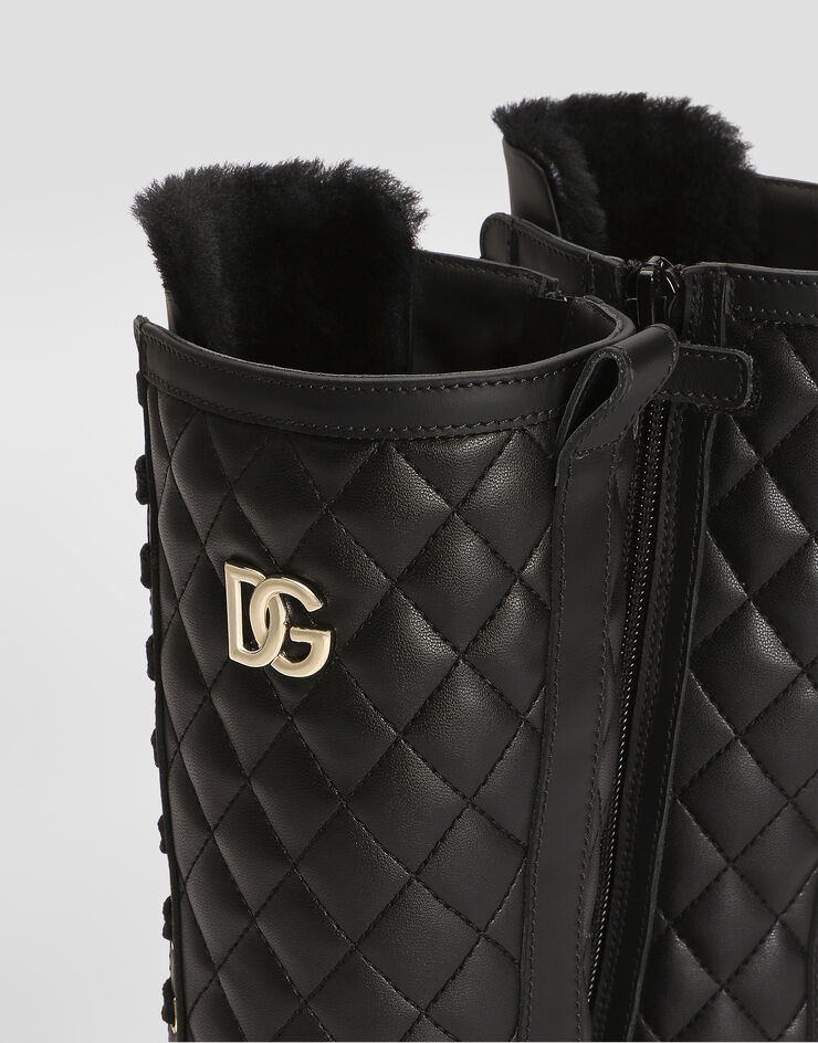 Dolce & Gabbana Nappa calfskin boots Dolce & Gabbana Nappa calfskin boots Black D11430A0773
