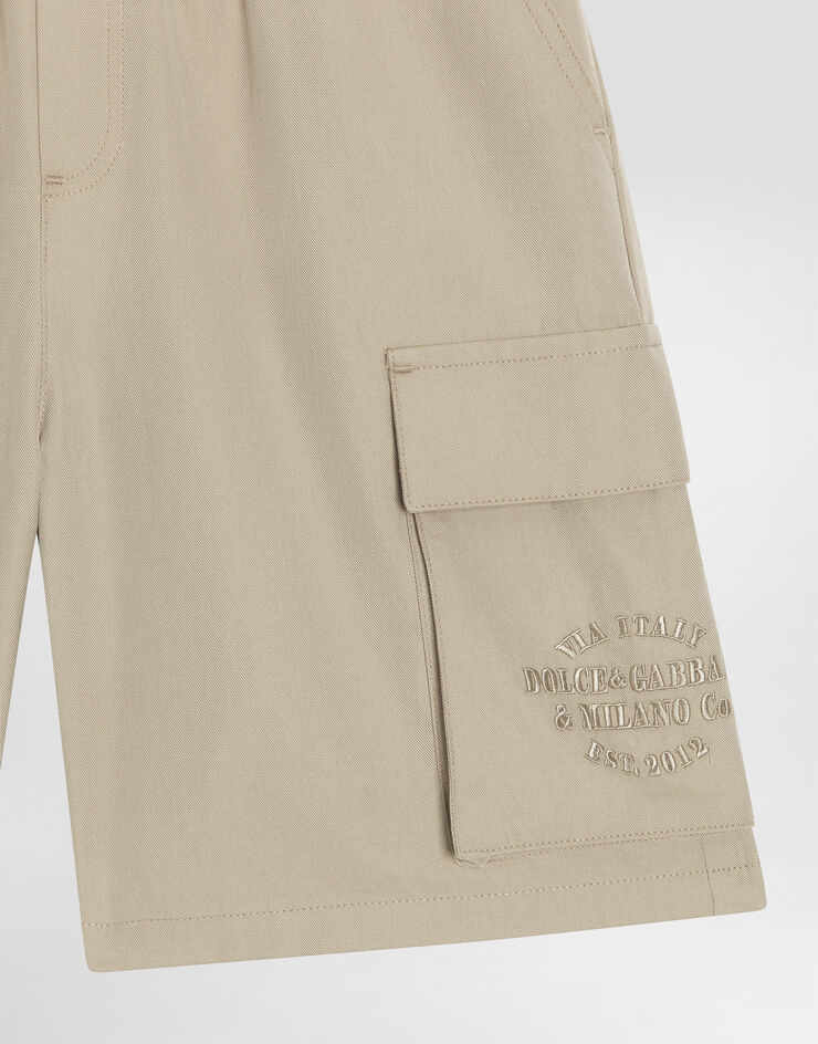 Dolce & Gabbana Bermuda in gabardina Dolce & Gabbana Bermuda in gabardina Beige L44Q01FU63D
