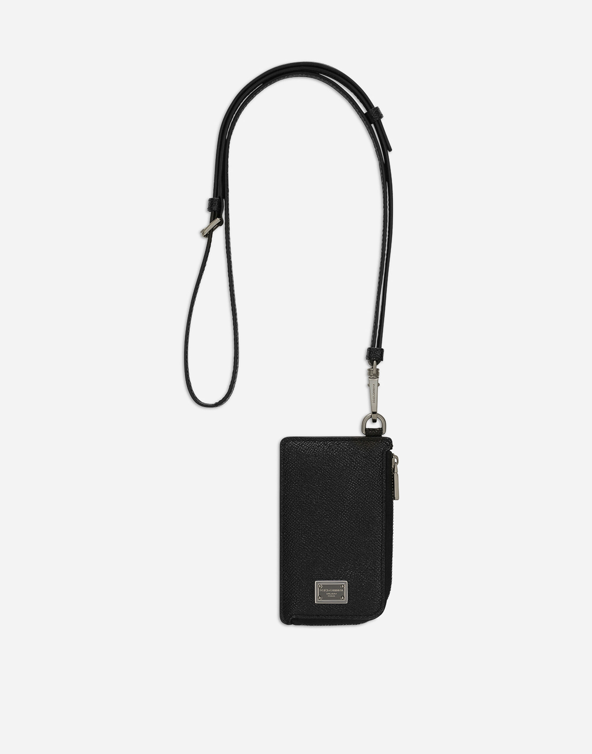 Dolce & Gabbana Calfskin card holder Black VG4416VP587
