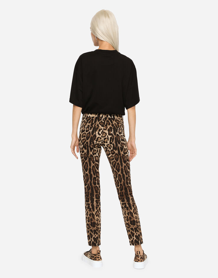 Five-pocket-hose leoparden-print in LEOPARD-PRINT für Damen