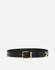 Dolce & Gabbana Rolled buckle belt Black BC4772AG251