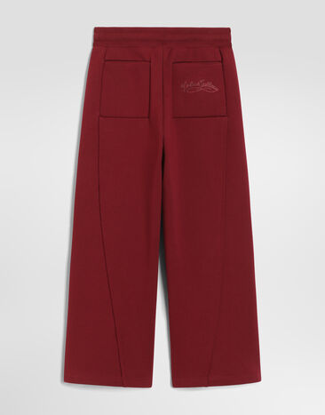 Dolce & Gabbana Fleece trousers Red L5JPI6G7QNV