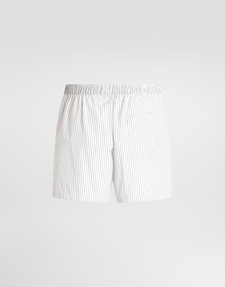 Dolce & Gabbana Short en popeline de coton rayée Dolce & Gabbana Short en popeline de coton rayée Multicolor M3A15TFR50B