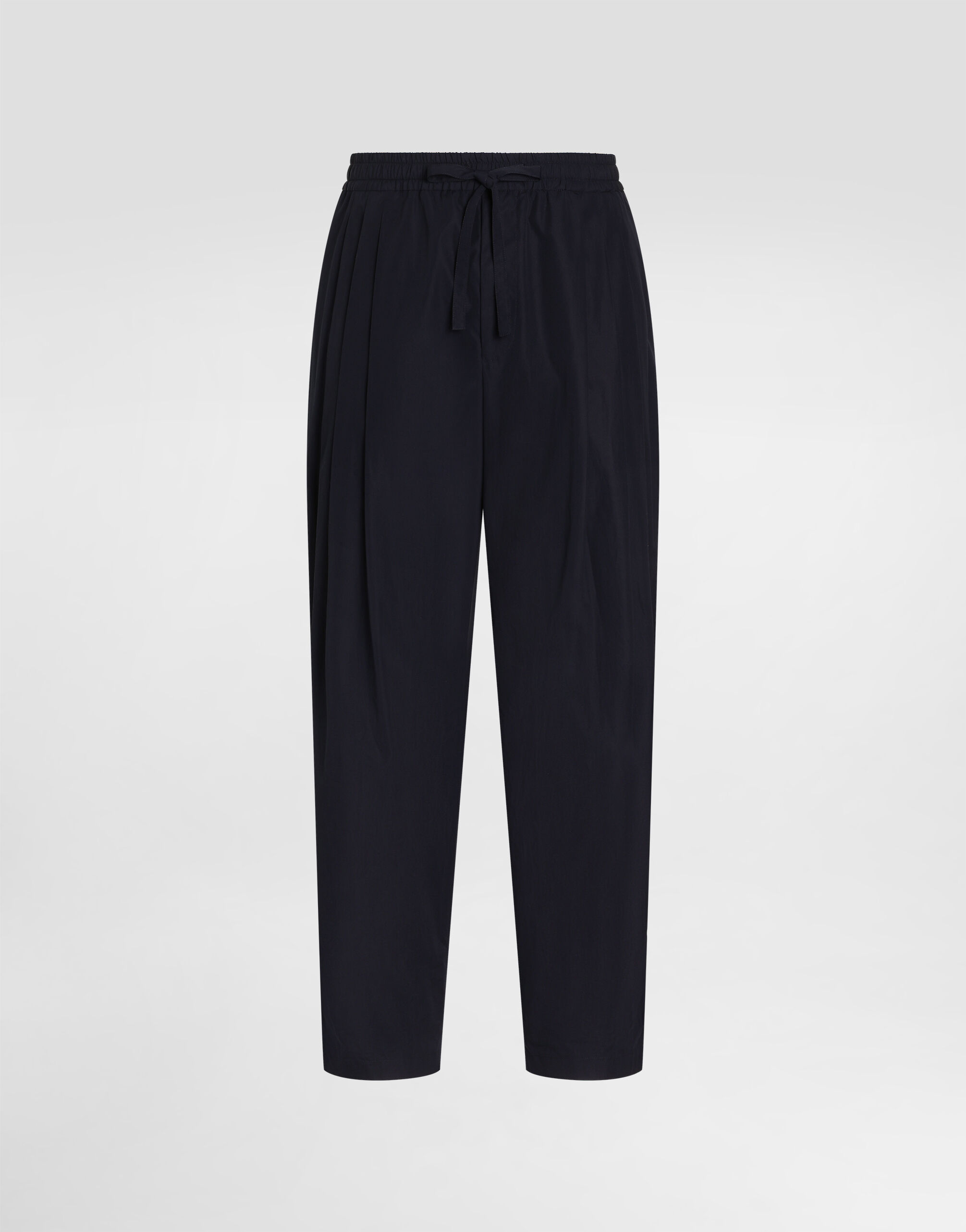 Cotton poplin jogging trousers