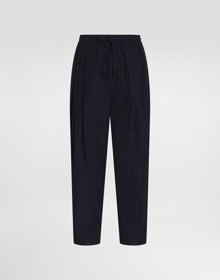 Dolce & Gabbana Cotton poplin jogging trousers Dolce & Gabbana Cotton poplin jogging trousers Blue GP153TGK521