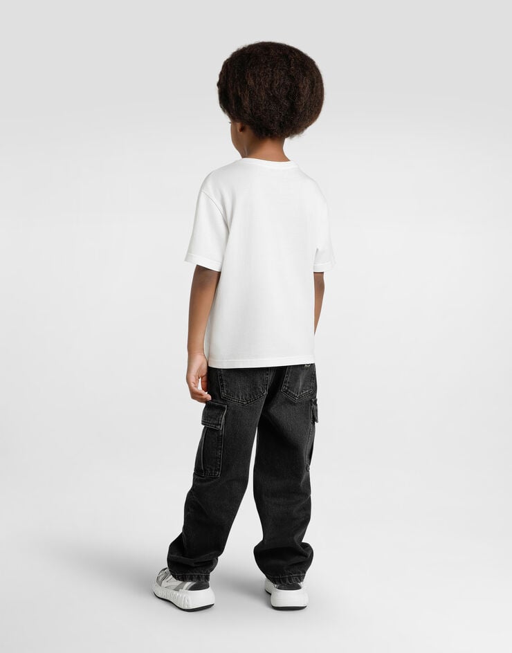 Dolce & Gabbana T-shirt with DG print White L4JTHVG7PGQ