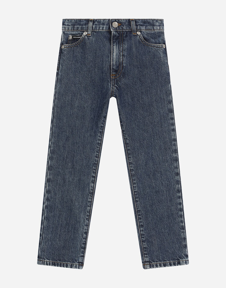 Dolce & Gabbana Jean 5 poches en denim Bleu L42F59LDC25