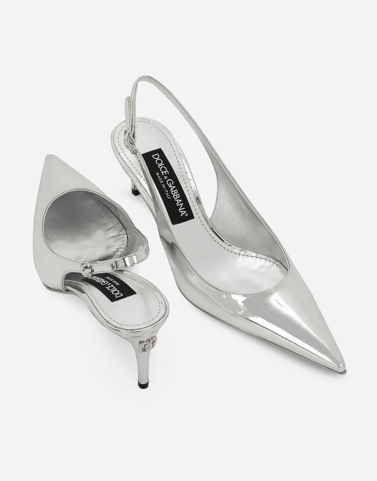 Dolce & Gabbana Calfskin slingbacks Silver CG0639AY828