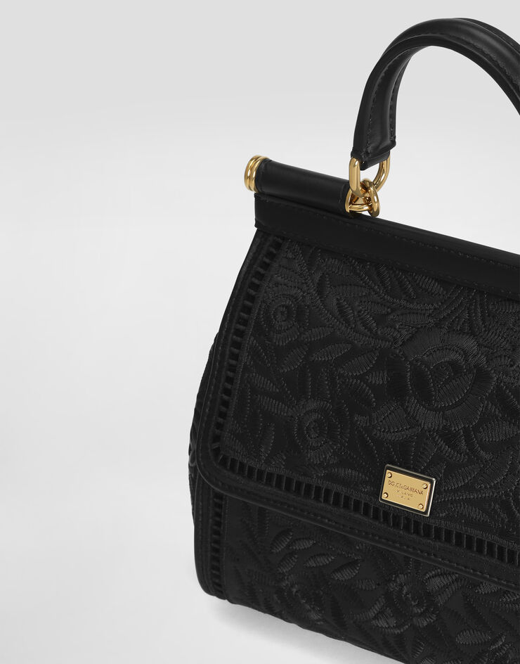 Dolce & Gabbana Sicily 中号手袋 黑 BB6003B6I38