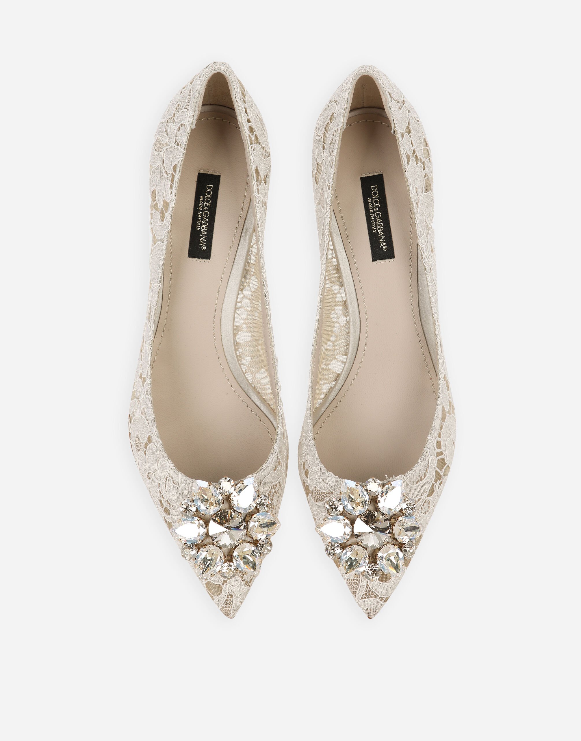 Pump In Taormina Lace With Crystals Women Dolce Gabbana