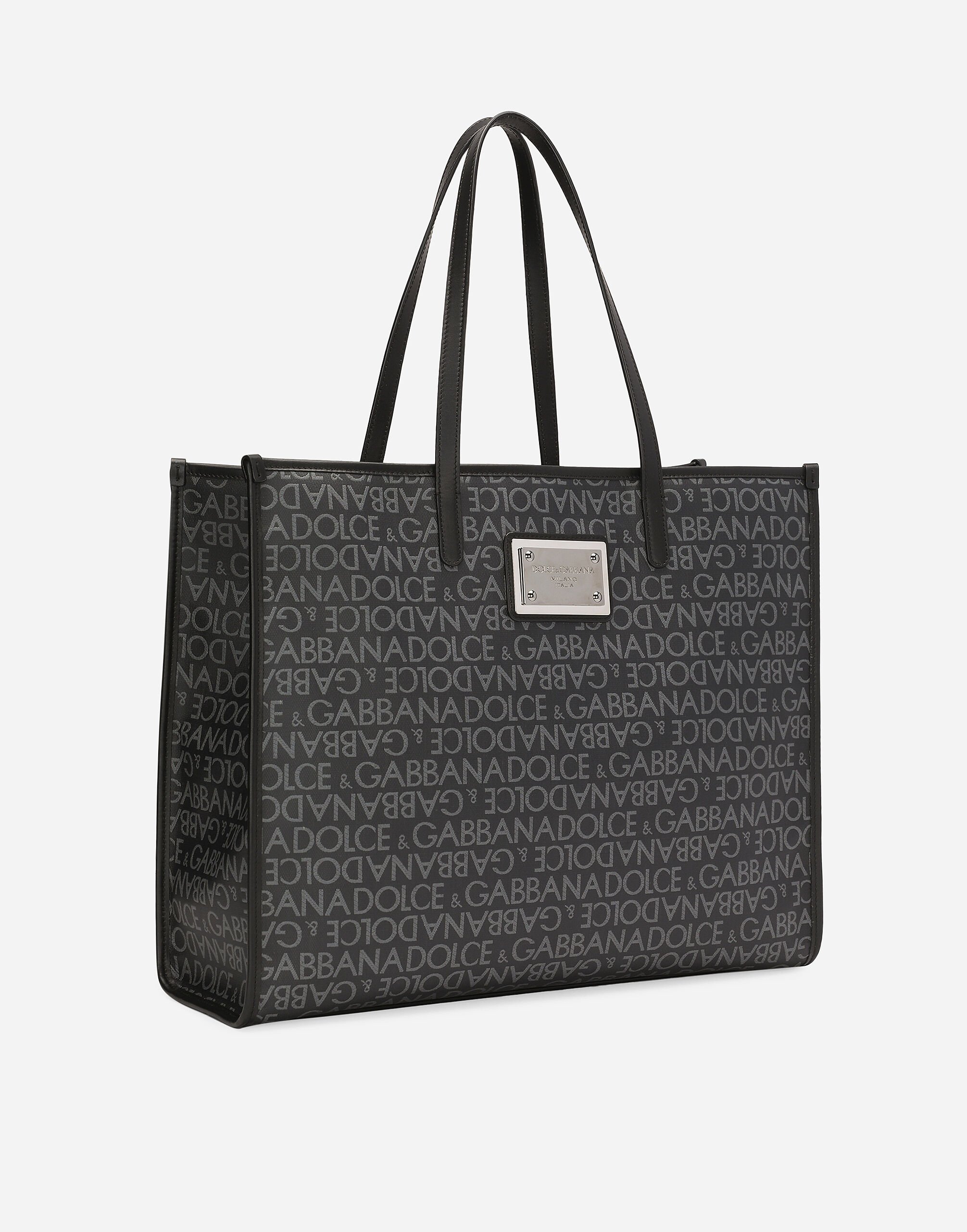 Multicolorのメンズ コーテッドジャカード ラージ ショッピングバッグ | Dolce&Gabbana®