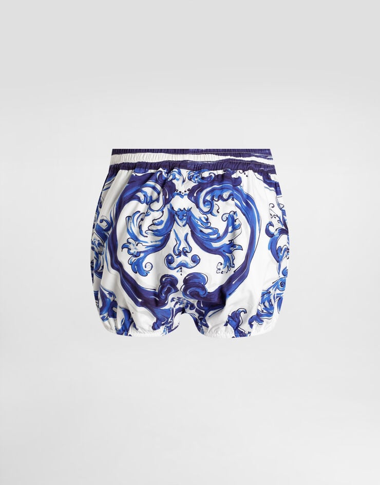 Dolce & Gabbana Majolica-print poplin shorts Print I3J38WFI5JP