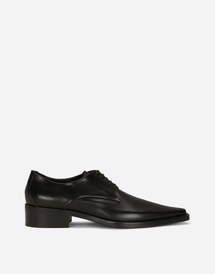 Dolce&Gabbana 카프스킨 더비 슈즈 블랙 CN0052AC801
