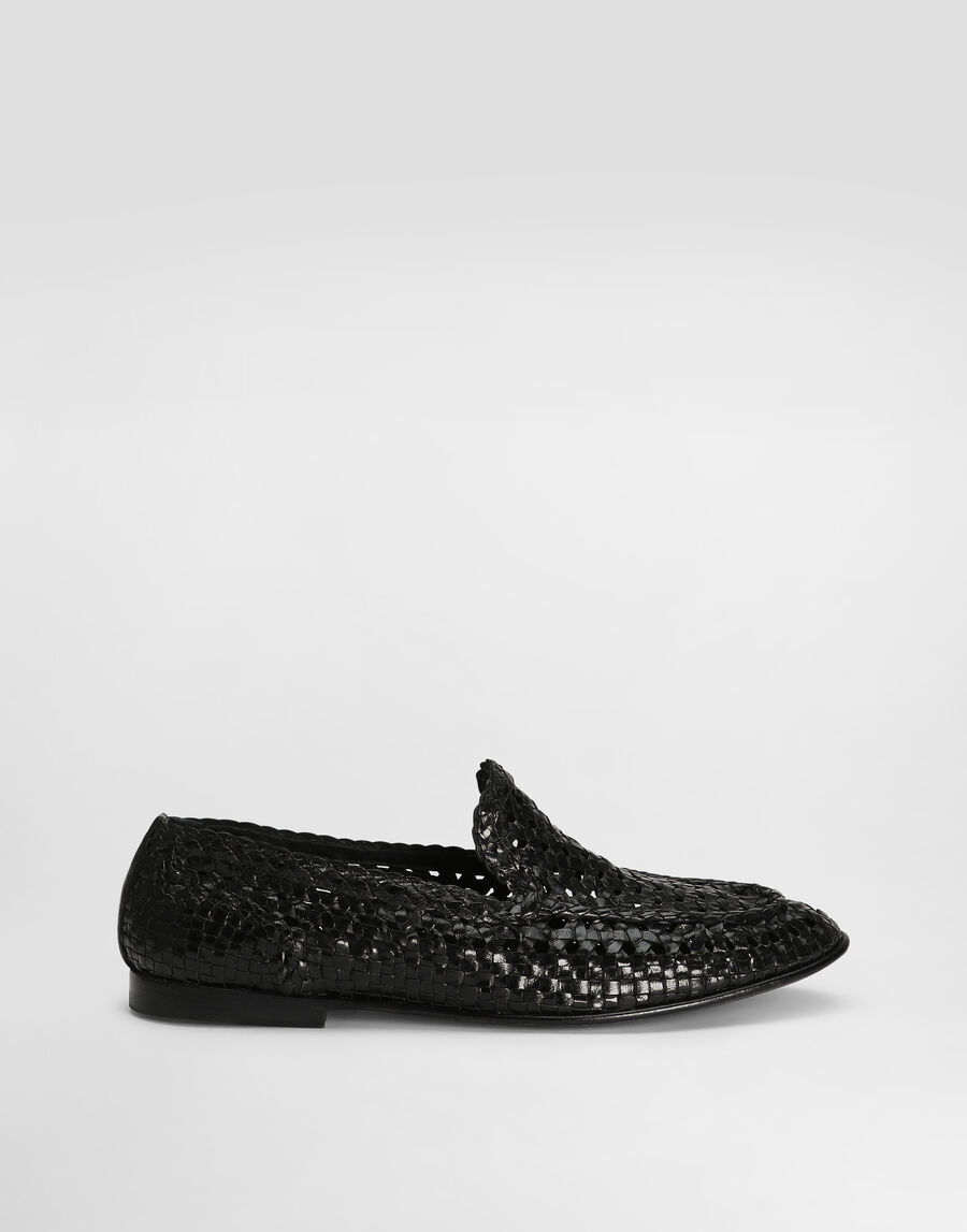 Polished goatskin slippers
