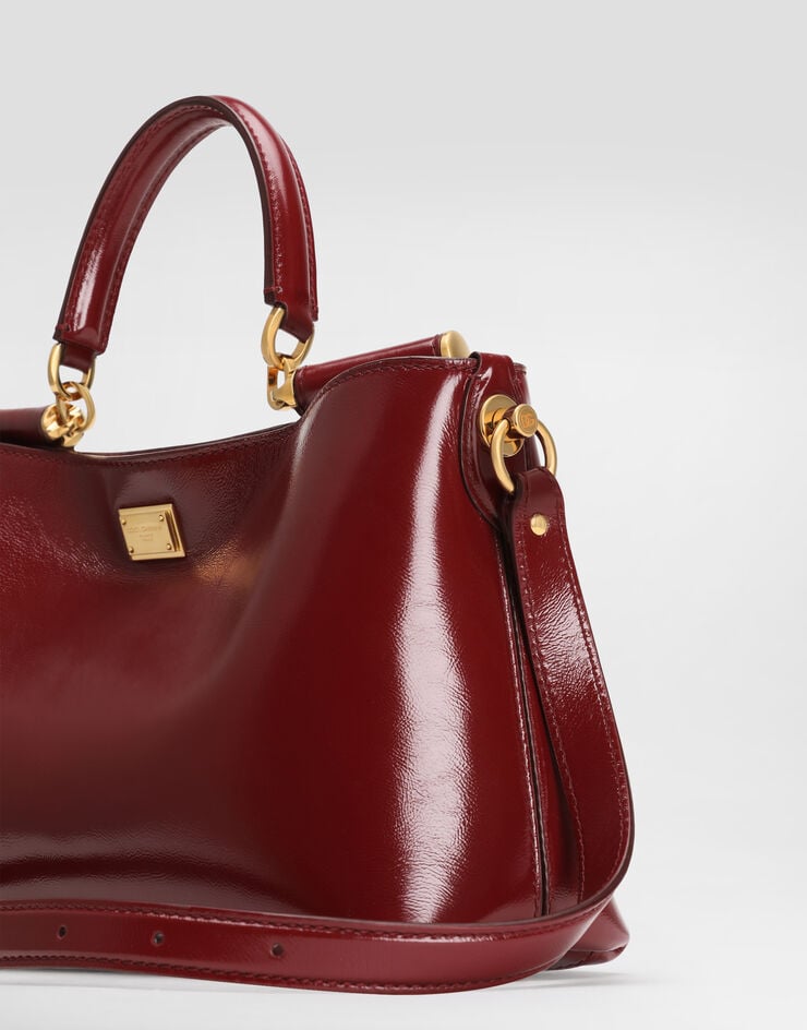 Dolce & Gabbana Medium Vittoria calfskin handbag Red BB7896AZ000