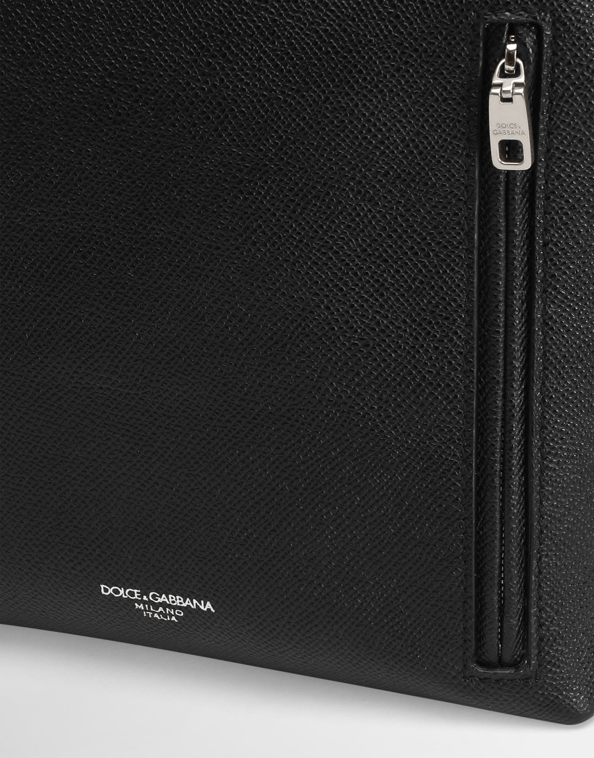 Marlene alpine calfskin crossbody bag in Black for Men
