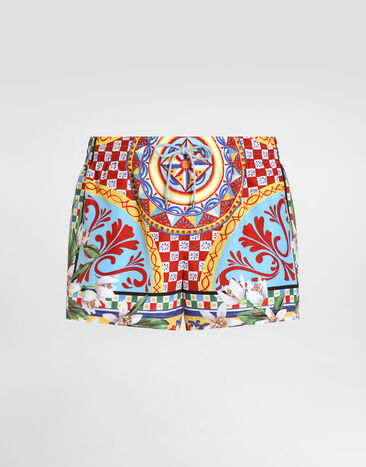 Dolce & Gabbana Carretto-print swim boxer shorts Multicolor M4A06TFPSIV