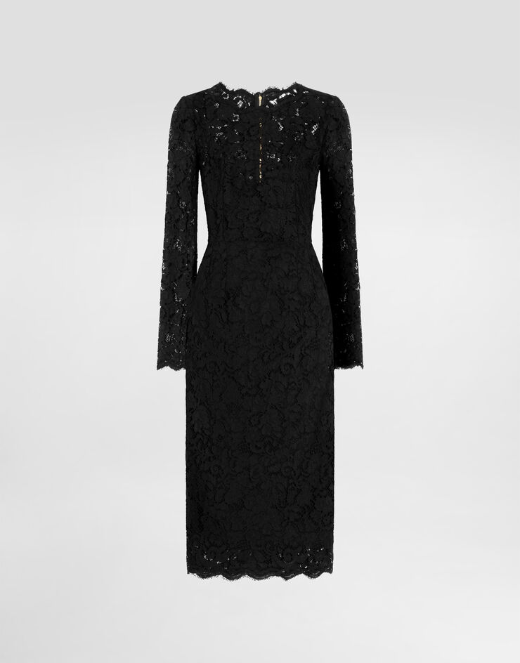 Dolce & Gabbana Cordonetto lace dress Black F6M0DTHLMTB
