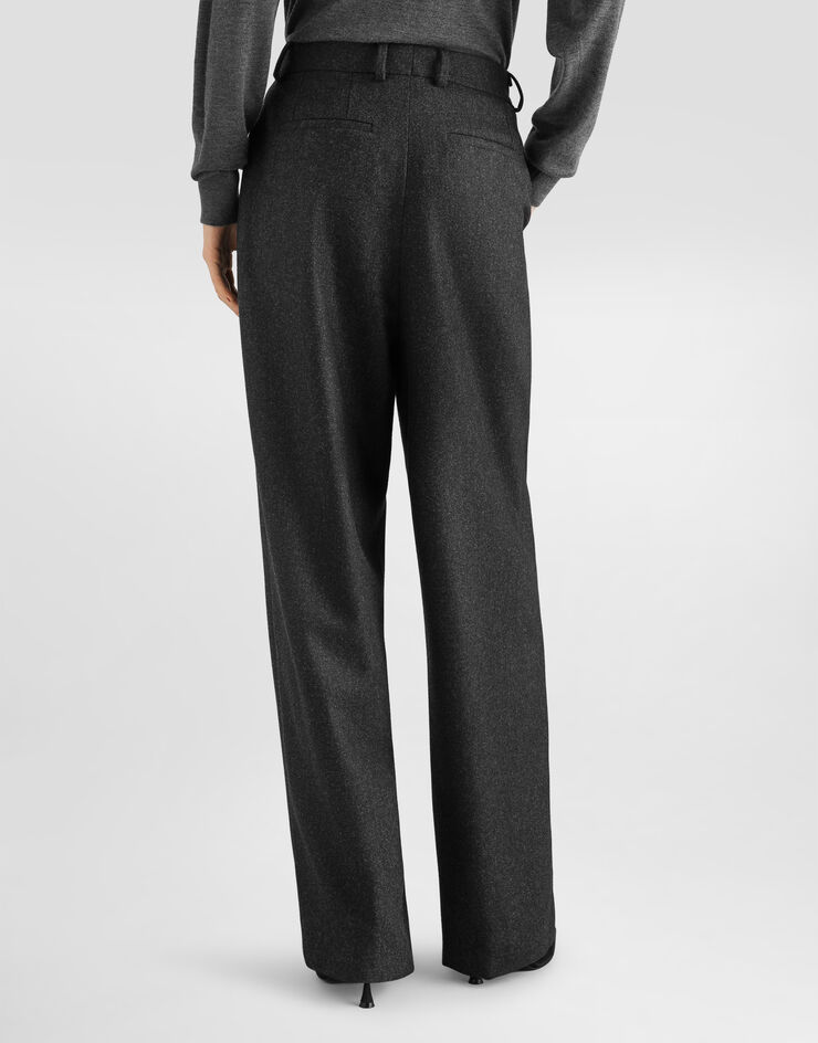 Dolce & Gabbana Wool flannel trousers Dolce & Gabbana Wool flannel trousers Grey FTDNATFU291