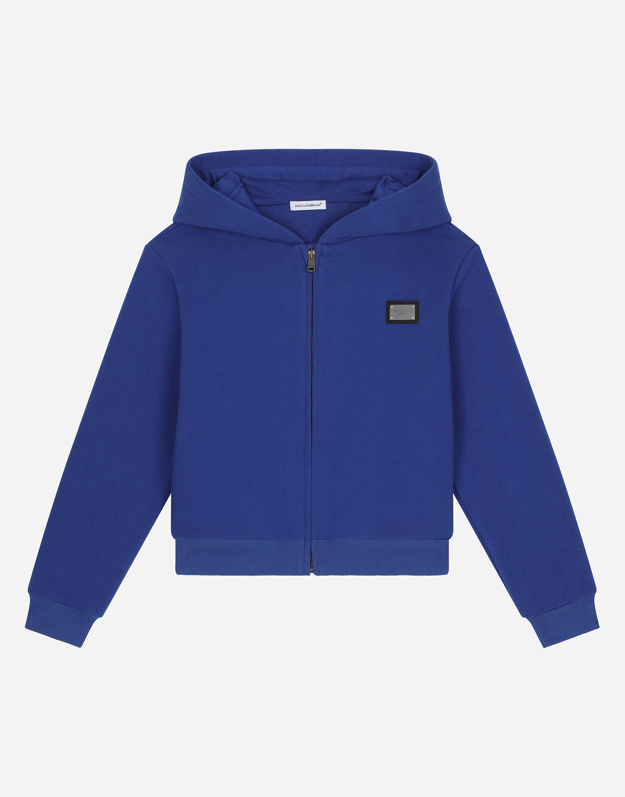 Boys blue zip up hoodie online