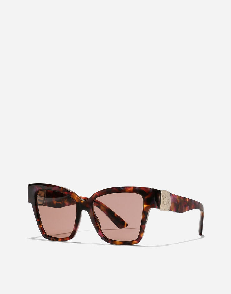 Dolce & Gabbana نظارة شمسية DG Precious لؤلؤي وردي هافان VG447AVP073