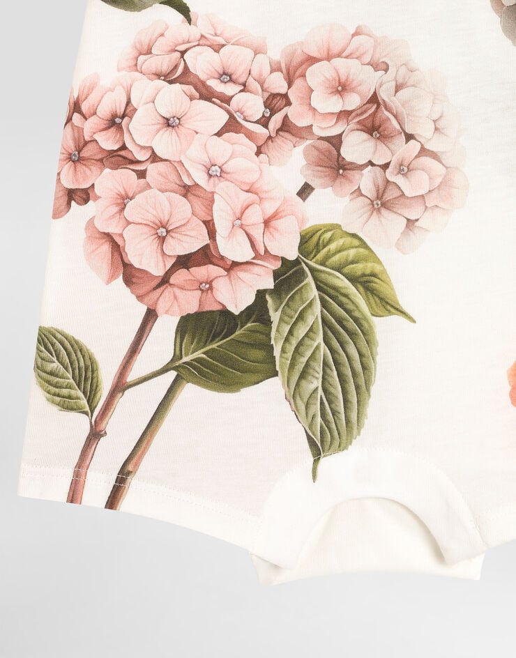 Dolce & Gabbana Hydrangea-print jersey gift set Multicolor L2JOY1II7JR