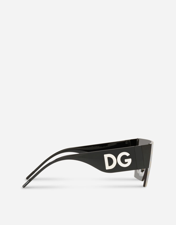 Dolce & Gabbana Sonnenbrille Dna Graffiti Schwarz VG2233VM7K1